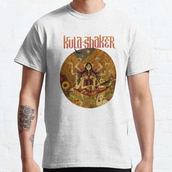 Kula Shaker 20 Tasarım Baskılı Tişört (Bol kalıp t-shirt)