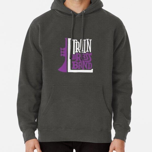 L Train Brass Band - Light Tasarım Baskılı Kapşonlu Sweatshirt