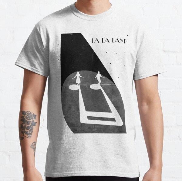 La La Land Tasarım Baskılı Tişört (Bol kalıp t-shirt)