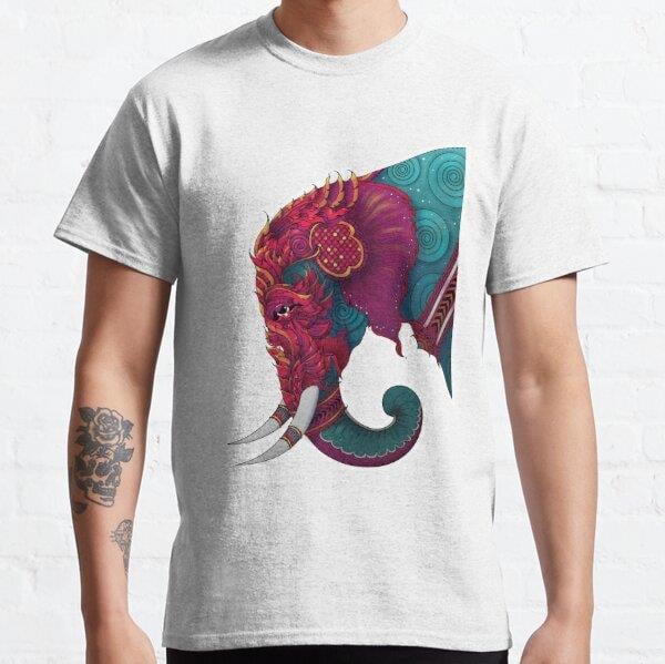 Legendary Animals BIG HORN_3 Tasarım Baskılı Tişört (Bol kesim t-shirt)