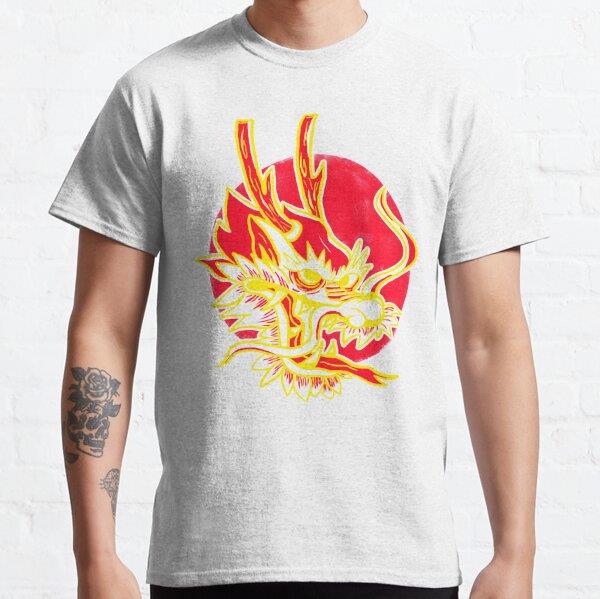 Legendary Animals Red Dragon Tasarım Baskılı Tişört (Bol kesim t-shirt)