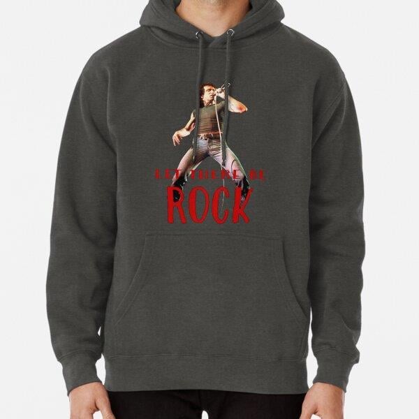 Let there be ROCK Tasarım Baskılı Kapşonlu Sweatshirt