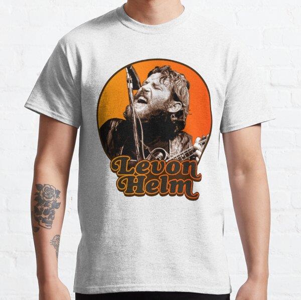 Levon Helm // Retro Style Tribute Tasarım Baskılı T-Shirt (bol kalıp tişört)