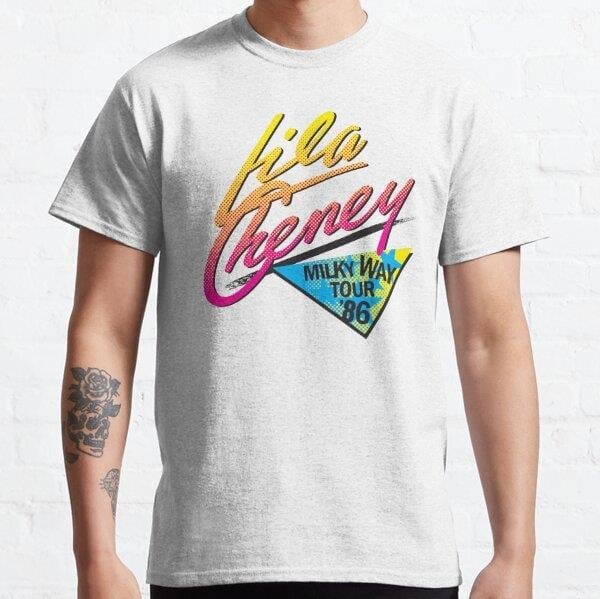 Lila Cheney Milky Way Tour 86 Tasarım Baskılı Tişört (Bol kalıp t-shirt)