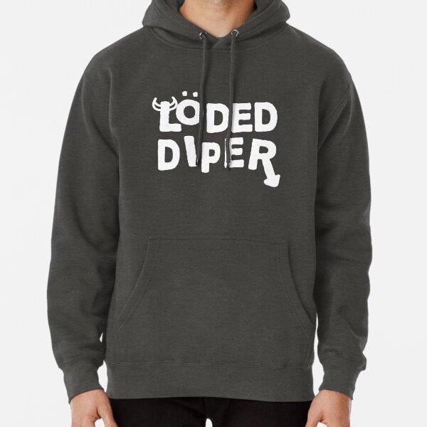 Loded Diper Tasarım Baskılı Kapşonlu Sweatshirt