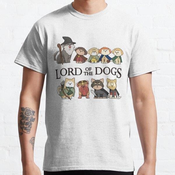 Lord Of The Dogs My Favorite People Tasarım Baskılı Tişört (Rahat Kalıp T-shirt)