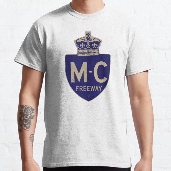 M-C Freeway Tasarım Baskılı T-Shirt (bol kalıp tişört)
