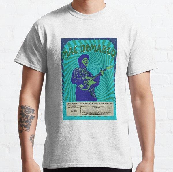 Mac DeMarco Psychedelic Poster Tasarım Baskılı Tişört (Bol kalıp t-shirt)