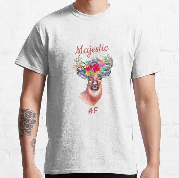 Majestic AF Tasarım Baskılı Tişört (Bol kesim t-shirt)