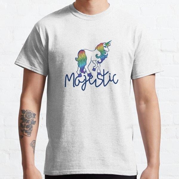 Majestic Tasarım Baskılı Tişört (Bol kesim t-shirt)