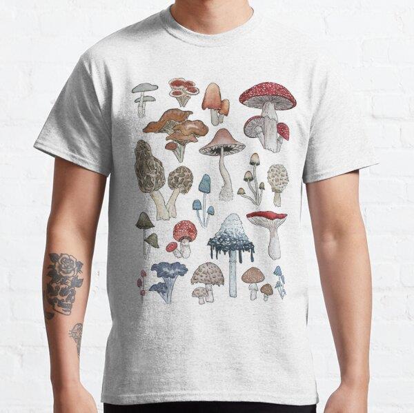 Make Room for the Mushrooms Tasarım Baskılı Tişört (bol kalıp t-shirt)