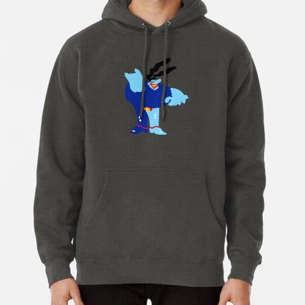 Minimal Blue Meanie Tasarım Baskılı Kapşonlu Sweatshirt