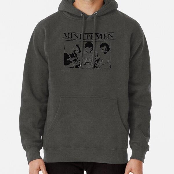 Minutemen Punk Band Tasarım Baskılı Kapşonlu Sweatshirt
