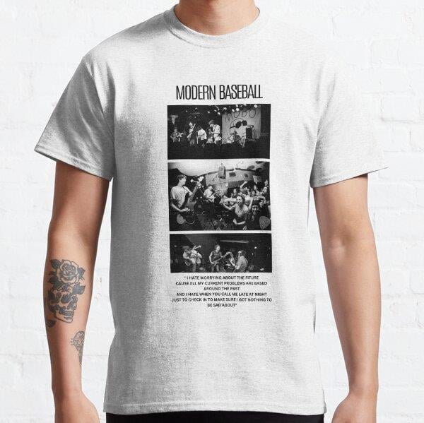 Modern Baseball Classic Vintage Tasarım Baskılı Tişört (Bol kalıp t-shirt)
