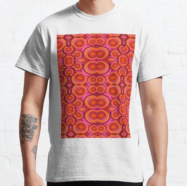 Modern Geometric Patterns Using Circles Design 2 Tasarım Baskılı Tişört (bol kalıp t-shirt)