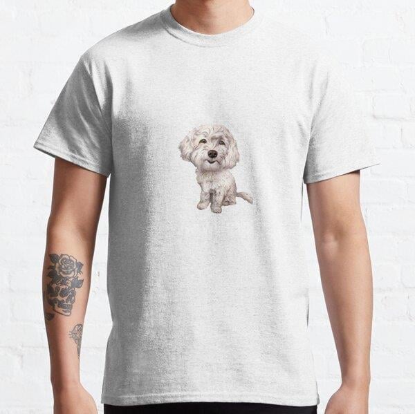 My BFF is a Cavapoo Tasarım Baskılı Tişört (Rahat Kalıp T-shirt)