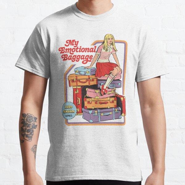 My Emotional Baggage Tasarım Baskılı T-Shirt (bol kalıp tişört)