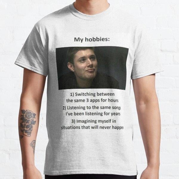 My hobbies Tasarım Baskılı Tişört (Bol kesim t-shirt)