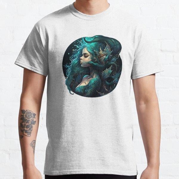 mythical sea creatures Tasarım Baskılı Tişört (Bol kesim t-shirt)