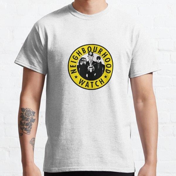 Neighbourhood Watch Tasarım Baskılı Tişört (Bol kalıp t-shirt)