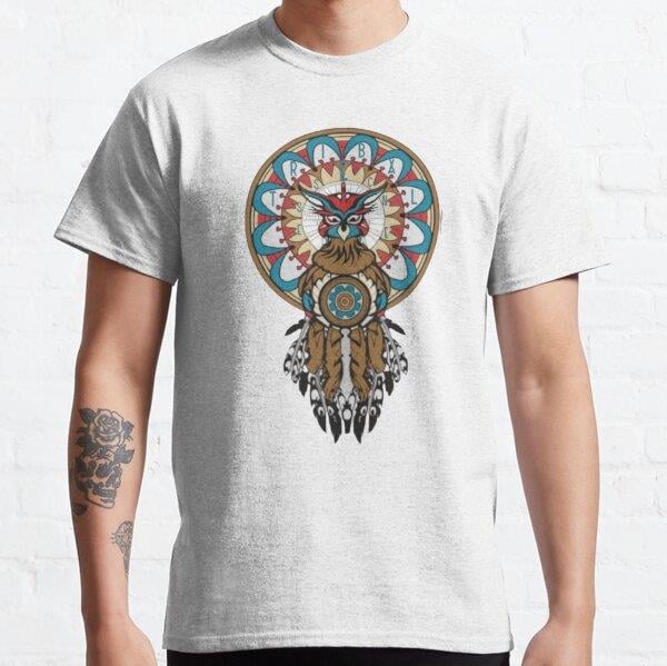 Night Wisdom Tasarım Baskılı Tişört (Bol kesim t-shirt)