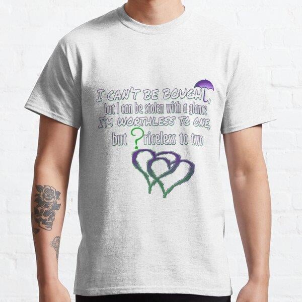 Nymgmobblepot Riddle Tasarım Baskılı Tişört (bol kalıp t-shirt)