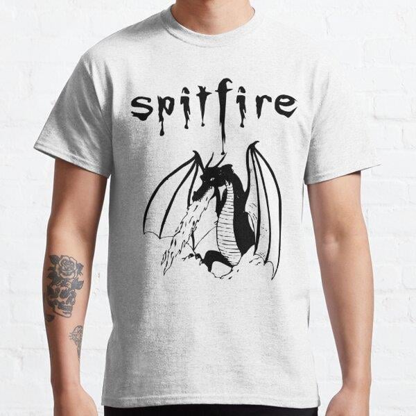 Obsidian Spitfire Tasarım Baskılı Tişört (Bol kesim t-shirt)