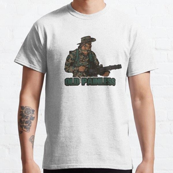 Old Painless Tasarım Baskılı Tişört (Bol kalıp t-shirt)