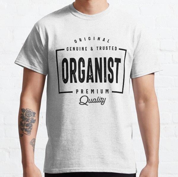 Organist Tasarım Baskılı T-Shirt (Bol kalıp tişört)