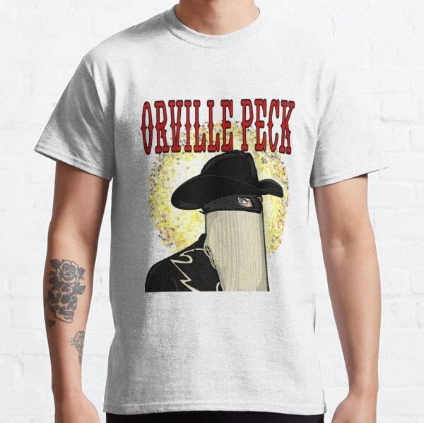 Orville Peck Tasarım Baskılı Tişört (Bol kalıp t-shirt)
