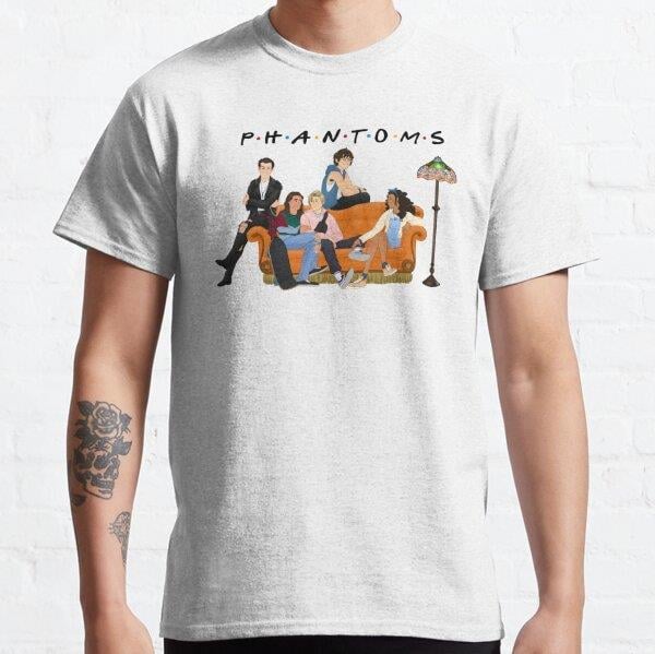 P·h·a·n·t·o·m·s Tasarım Baskılı T-Shirt (bol kalıp tişört)