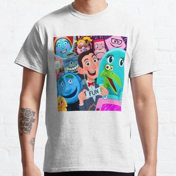 Pee-wees-playhouse, 80s, jambi, peewee, pee wee herman, pee wees big adventure Tasarım Baskılı Tişört (Bol kalıp t-shirt)