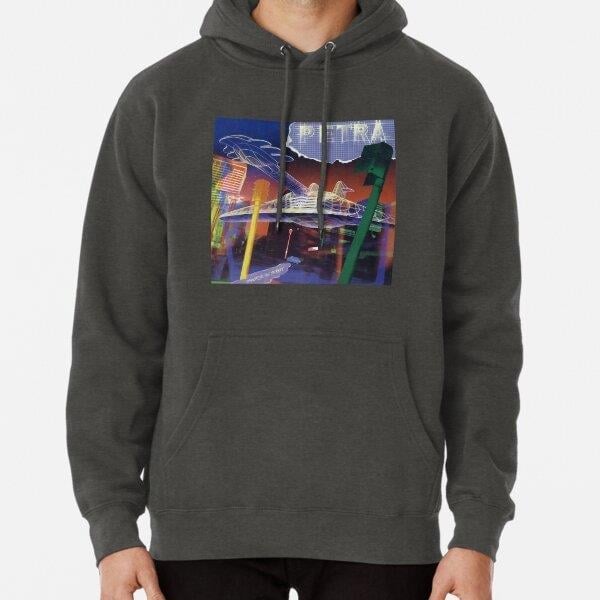 PETRA BAND PETRA - BAND PETRA BAND PETRA BAND PETRA BAND Tasarım Baskılı Kapşonlu Sweatshirt