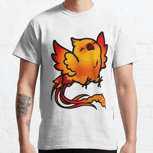 Phoenix Chick Tasarım Baskılı Tişört (Bol kesim t-shirt)