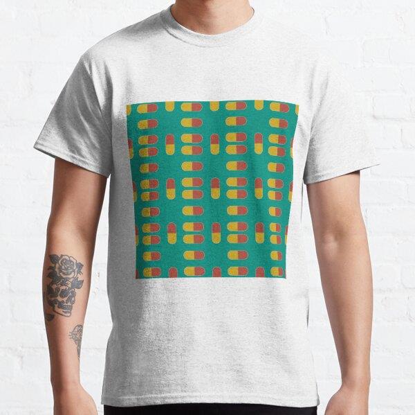 Pills Tasarım Baskılı Tişört (bol kalıp t-shirt)