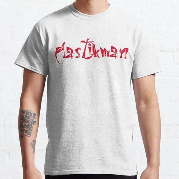 Plastikman Tasarım Baskılı Tişört (Bol kalıp t-shirt)