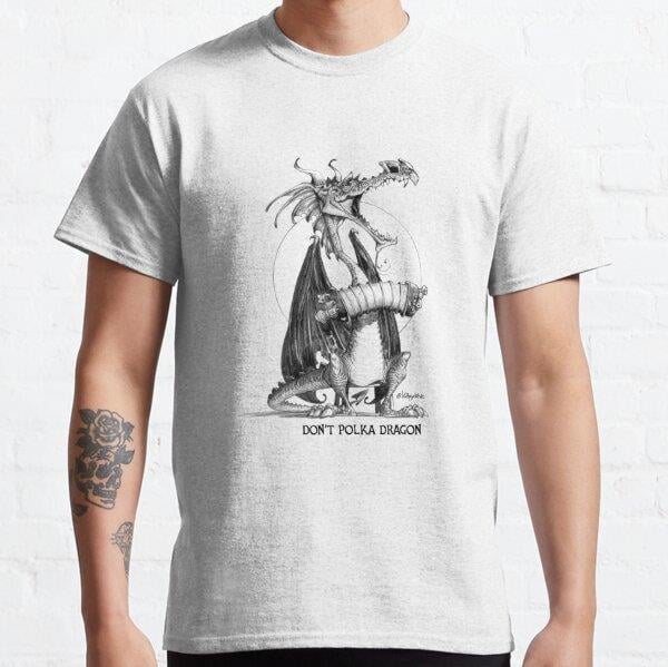 polkadragon Tasarım Baskılı Tişört (Bol kalıp t-shirt)