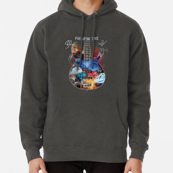 Porcupine Tree.Rock Band Guitar Signature Tasarım Baskılı Kapşonlu Sweatshirt