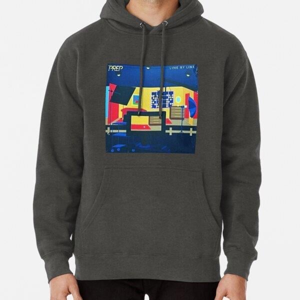 prep Tasarım Baskılı Kapşonlu Sweatshirt