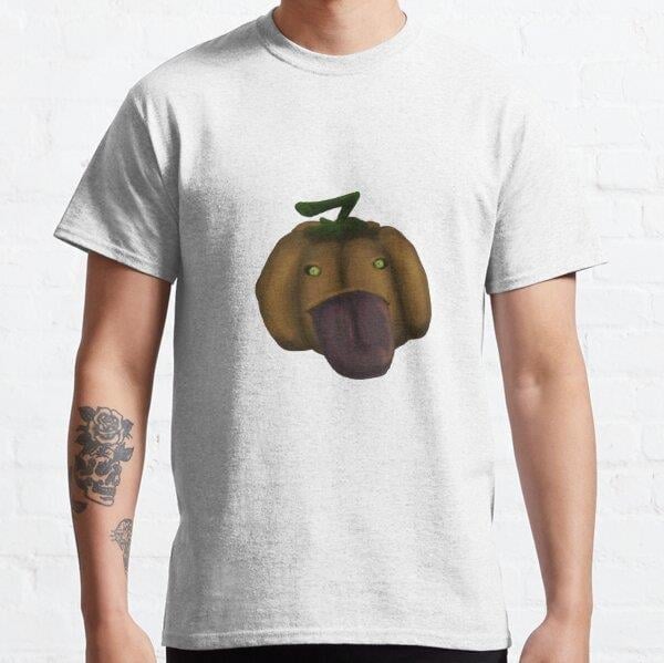 Pumpkin Tongue Tasarım Baskılı Tişört (Rahat kalıp t-shirt)