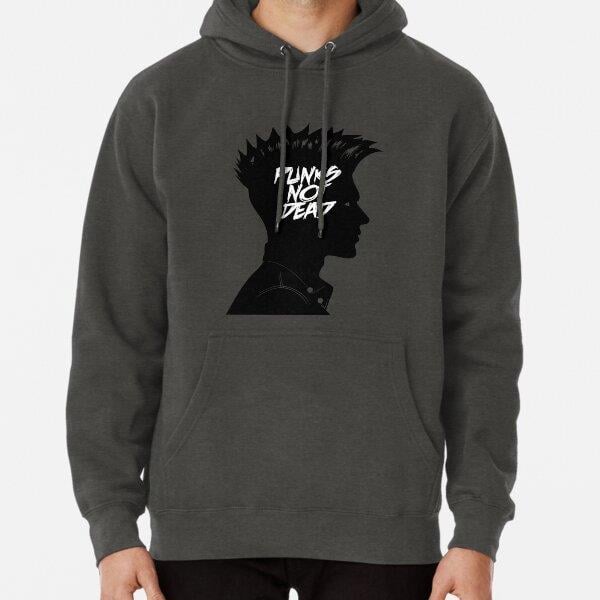 Punks Not Dead - Light Tasarım Baskılı Kapşonlu Sweatshirt