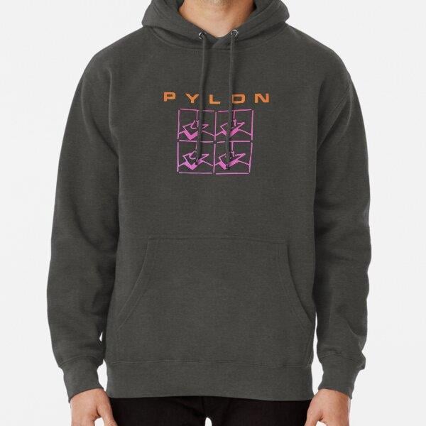 Pylon - Gyrate Tasarım Baskılı Kapşonlu Sweatshirt