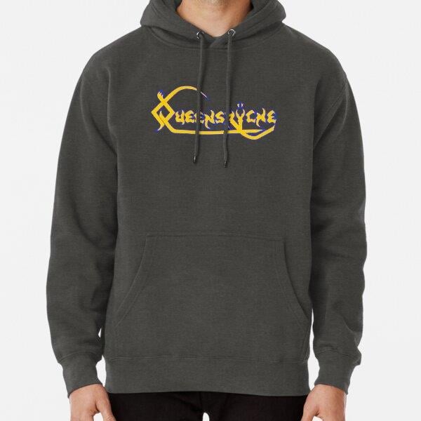 Queensryche rock koerangtoeroe band best logo Tasarım Baskılı Kapşonlu Sweatshirt