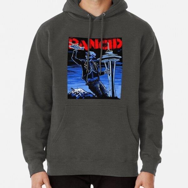 Rancid Band Tasarım Baskılı Kapşonlu Sweatshirt