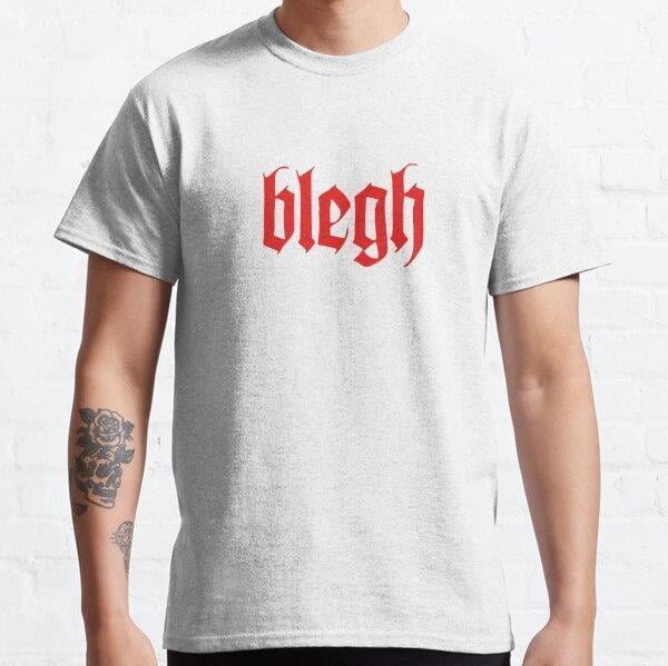 red blegh Tasarım Baskılı Tişört (Bol kalıp t-shirt)