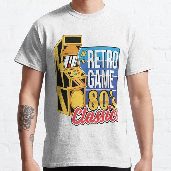 Retro Games 80s Classics Tasarım Baskılı Unisex Tişört (Bol kalıp t-shirt)