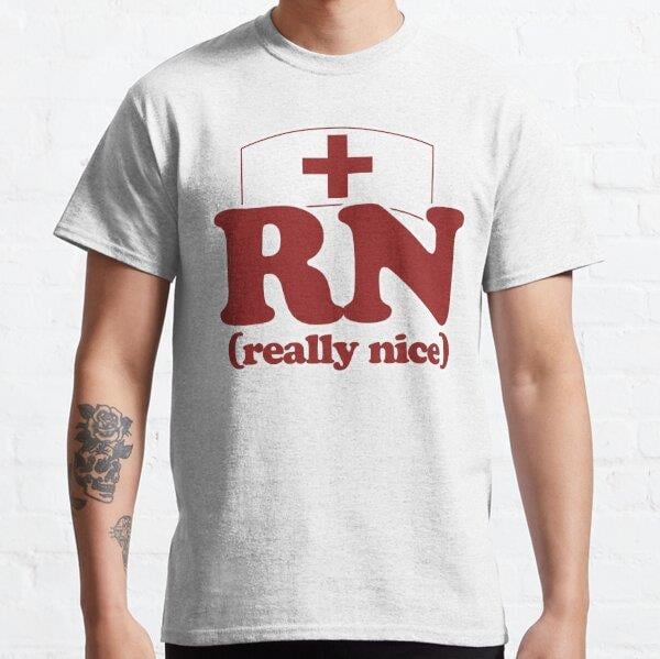 RN really nice Tasarım Baskılı T-Shirt (Bol kalıp tişört)