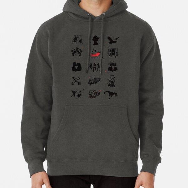 Rock Bands Tasarım Baskılı Kapşonlu Sweatshirt