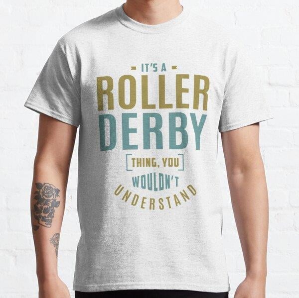 Roller Derby Thing Tasarım Baskılı Tişört (Bol kesim t-shirt)