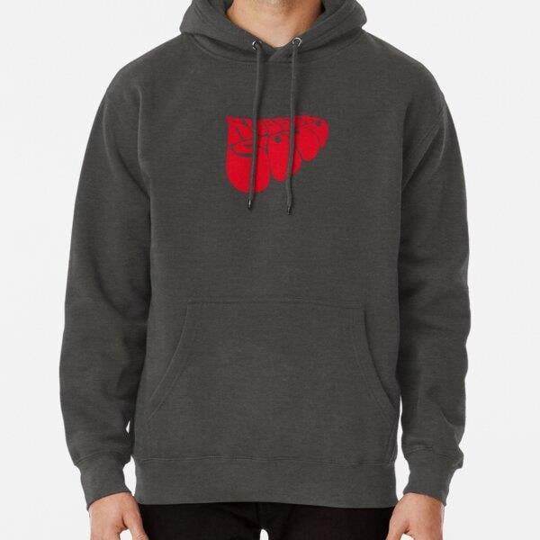 Rubber soul—red Tasarım Baskılı Kapşonlu Sweatshirt